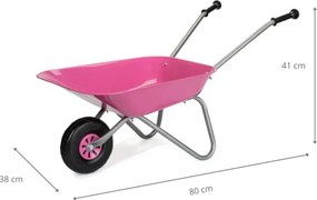 Kovový fúrik Rolly Toys 274802 ružový