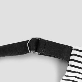 Kuchynská zástera FASKO čiernobiela 738876