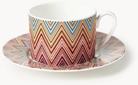 Súprava šálok na kávu's podšálkami z čínskeho porcelánu Jarris, 2 ks