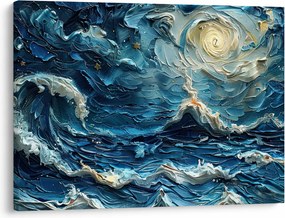 Obraz - Maľba oblohy a mora (70x50 cm)