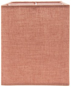 Červené textilné tienidlo - 14 * 14 * 18 cm