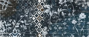 Obraz s kvetinovým dekorom (120x50 cm)
