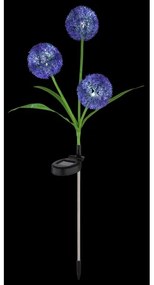 Globo 33599P - LED Solárne svietidlo SOLAR 3xLED/0,06W/3V 5000K IP44 fialová