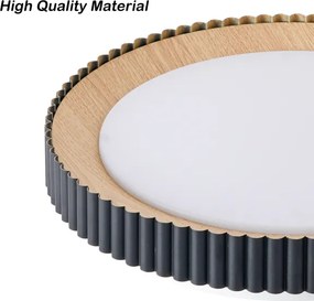 Brilagi - stmievateľné LED stropné svietidlo NEXO LED/48W/230V 3000-6000K čierne, priemer 43 cm, s diaľkovým ovládaním