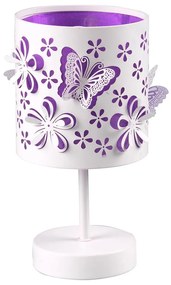 ONLI - Detská lampička TITILLA 1xE14/6W/230V 22 cm fialová/biela