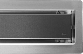 Rea Neox Pro, lineárny podlahový žľab 100 cm, grafitová, REA-G9155