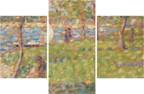 Obraz - Georges Seurat, Study for "La Grande Jatte", reprodukcia (90x60 cm)