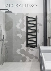 Regnis Kalipso MIX, Vykurovacie teleso 540x1800mm, 704W, čierna matná, MK180/50/D5/BLACK