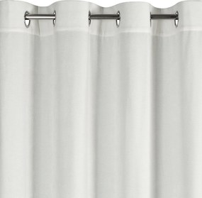 ZÁVES NA KRÚŽKOCH VANI 140X250 CM PRÍRODNÁ