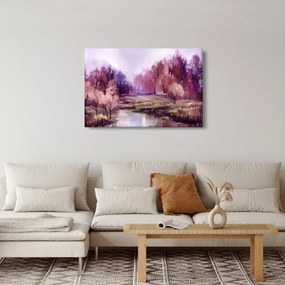 Obraz - Jesenná krajinomaľba (90x60 cm)