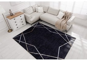 Kusový koberec Alchie čierný 80x150cm