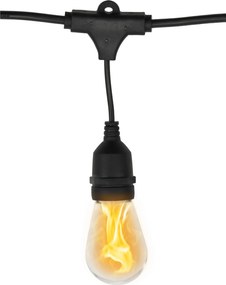BERGE LED vonkajšia girlanda 15m - 15xLED Atmospheric Fire FLAME