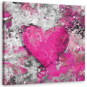Gario Obraz na plátne Akvarelové srdce - Andrea Haase Rozmery: 30 x 30 cm