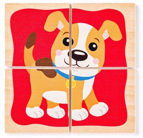 Woody Minipuzzle Domáce zvieratká