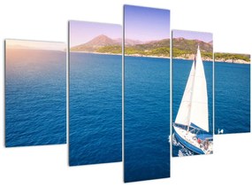 Obraz - Výlet loďou (150x105 cm)