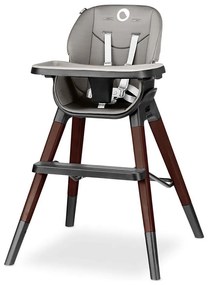 Lionelo - Detská jedálenská stolička 2v1 MONA Black Onyx