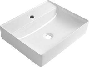 Aqualine Aqualine, CALLIS keramické umývadlo 52x42cm, biela, NP372