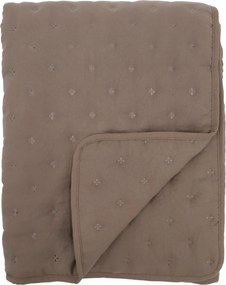 Mäkká hnedá prešívaná deka / prehoz Aix Soft – 180*130 cm