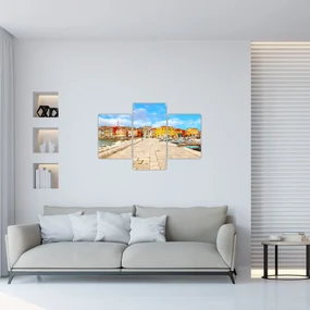 Obraz - Staré istrijské mesto v Poreči, Chorvátsko (90x60 cm)