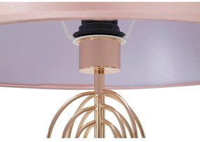 Ružová stojacia lampa Mauro Ferretti Krista