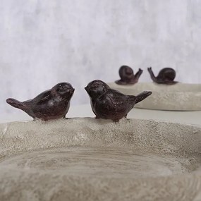 Napájadlo pre vtáky Birds Lubin, 6x21 cm, polyresín, béžová