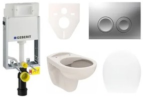 Cenovo zvýhodnený závesný WC set Geberit na zamurovanie + WC Ceramia S-Line SIKOGE1U3