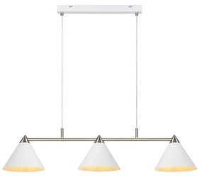 Markslöjd 108075 - Luster na lanku KLINT 3xE14/40W/230V biela