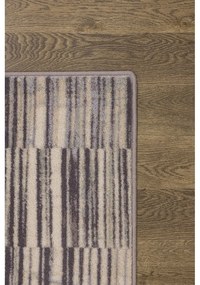 Sivý vlnený koberec 200x300 cm Grids – Agnella