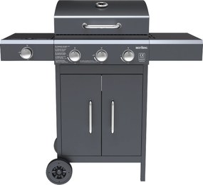 Plynový gril BestBerg BBBQ-27SB / 4 hořáky / 11,6 kW / černá