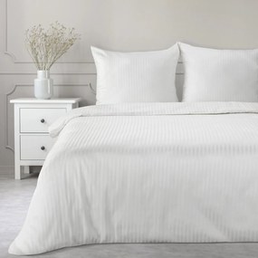 SATÉNOVÉ OBLIEČKY VERA 140X200 CM, 1 KS 70X80 CM BIELE