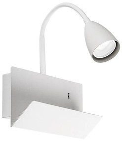 Rabalux 71090 - Nástenná lampa s poličkou TACITO 1xGU10/25W/230V biela