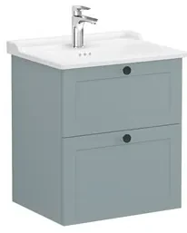 Kúpeľňová skrinka s umývadlom VitrA Root 60x67x46 cm zelená mat ROOTC60GINTC