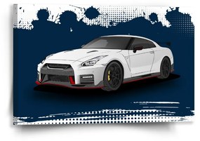 Sablio Obraz Nissan GTR 35 Modrý - 60x40 cm
