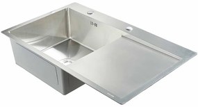 Drez Nil 1-komorový 780x480x190 odkvapkávač + sifón