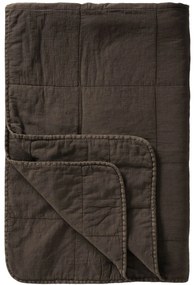 Ib Laursen Prešívaný prehoz Chocolate 130 x 180 cm