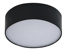 LED stropné svietidlo Monza R 22 CCT čierne s diaľkovým ovládačom