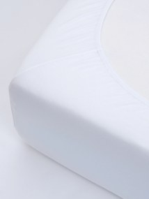 Jersey plachta s elastanom Deluxe 120 × 200 cm – biela