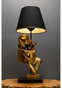Stolová lampa v čierno-zlatej farbe (výška 57 cm) Lecture – Opviq lights