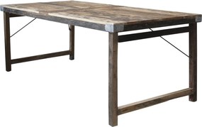 Hnedý jedálenský stôl z recyklovaného dreva Grimaud - 200*100*78 cm