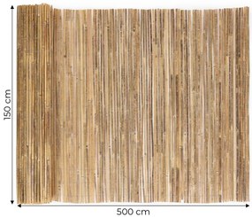 Bambusová clona 150 cm x 500 cm