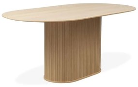 Jedálenský stôl s doskou v dubovom dekore 95x180 cm Nola – Unique Furniture