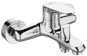 Laveo Rondo, vaňová/sprchová batéria nástenná h-107, chrómová, LAV-BLX_010D