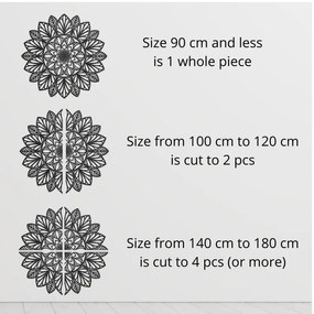 Drevená mandala na stenu, drevená dekorácia I SENTOP PR0255