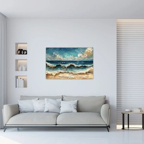 Obraz - Maľba mora (90x60 cm)