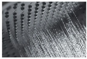 Hansgrohe Rainfinity, hlavová sprcha 360 1jet s pripojením na stenu, kartáčovaný čierny chróm, HAN-26230340
