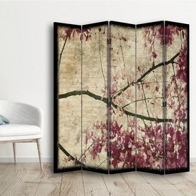 Gario Paraván Kvety na vetve Rozmery: 180 x 170 cm, Prevedenie: Klasický paraván