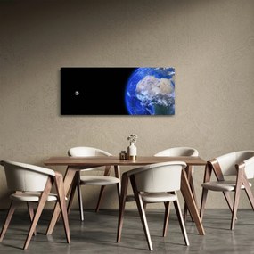Obraz Mesiaca a Zeme (120x50 cm)