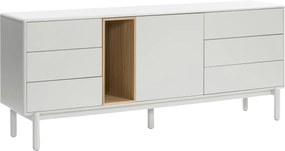 Teulat Corvo komoda do obývačky - Biela - 180 cm