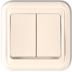 L 1WPT-2 Vypínač na svetlo Liza béžový
