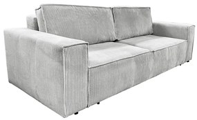 Rozkladacia pohovka, svetlosivá, HARPERA BIG SOFA